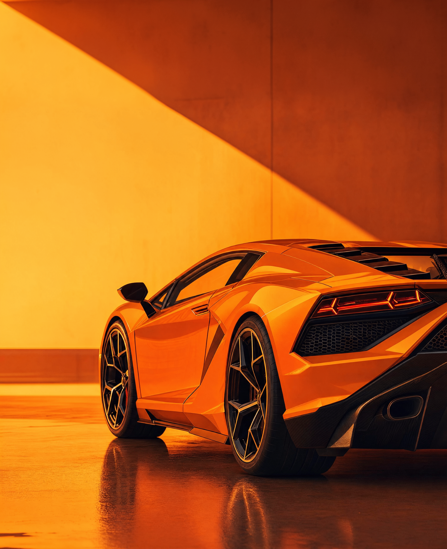 Grand Auto Expo 2026 — mașină sport portocalie